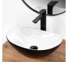 REA - Umywalka Nablatowa ROYAL Mini Black White 